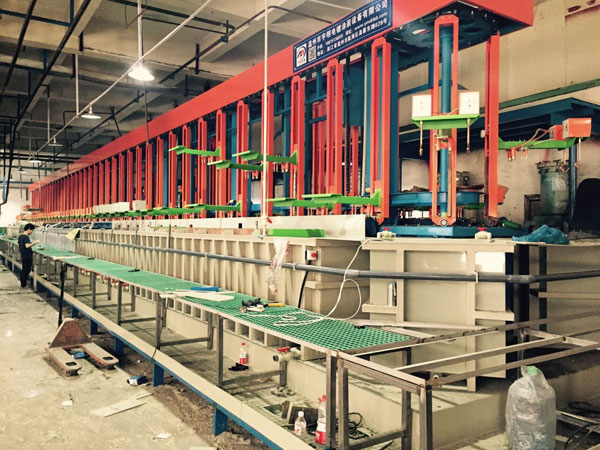 垂直升降電鍍自動生產線